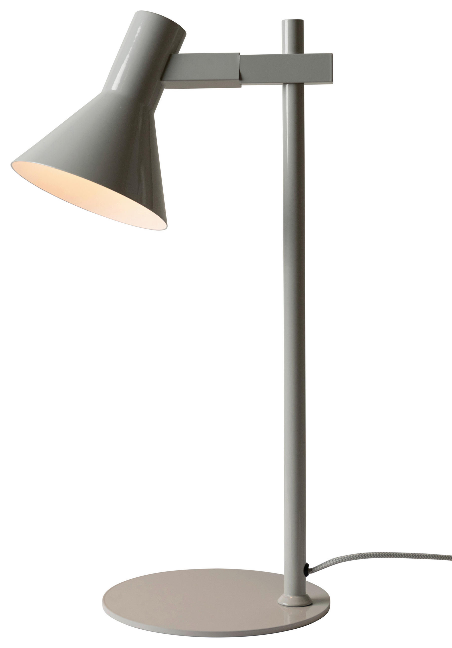 STOLNÍ LAMPA, nástěnný stmívač, E27, 28/20/51 cm - světle šedá, Design, kov (28/20/51cm) - It's about Romi