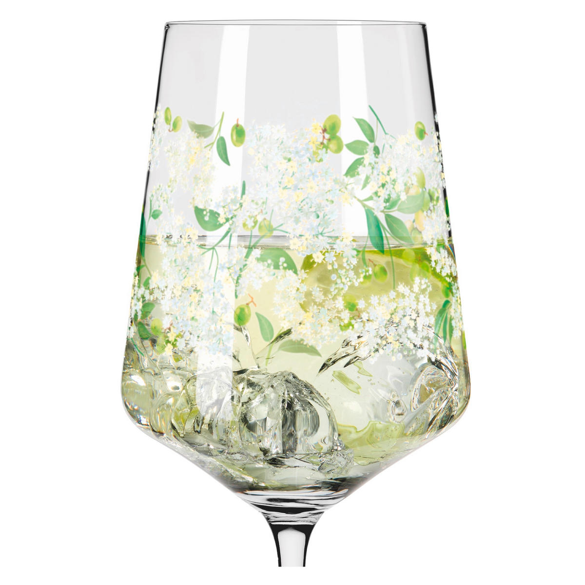SPRITZERGLAS 544 ml  - Weiß/Grün, LIFESTYLE, Glas (8,3/22,5/8,3cm) - Ritzenhoff