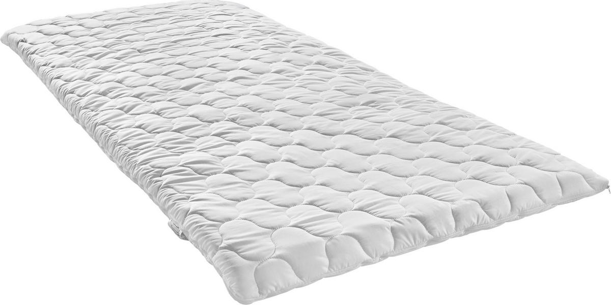 POSTELJNI NADVLOŽEK - bela, Basics, tekstil (160/200cm) - Sleeptex