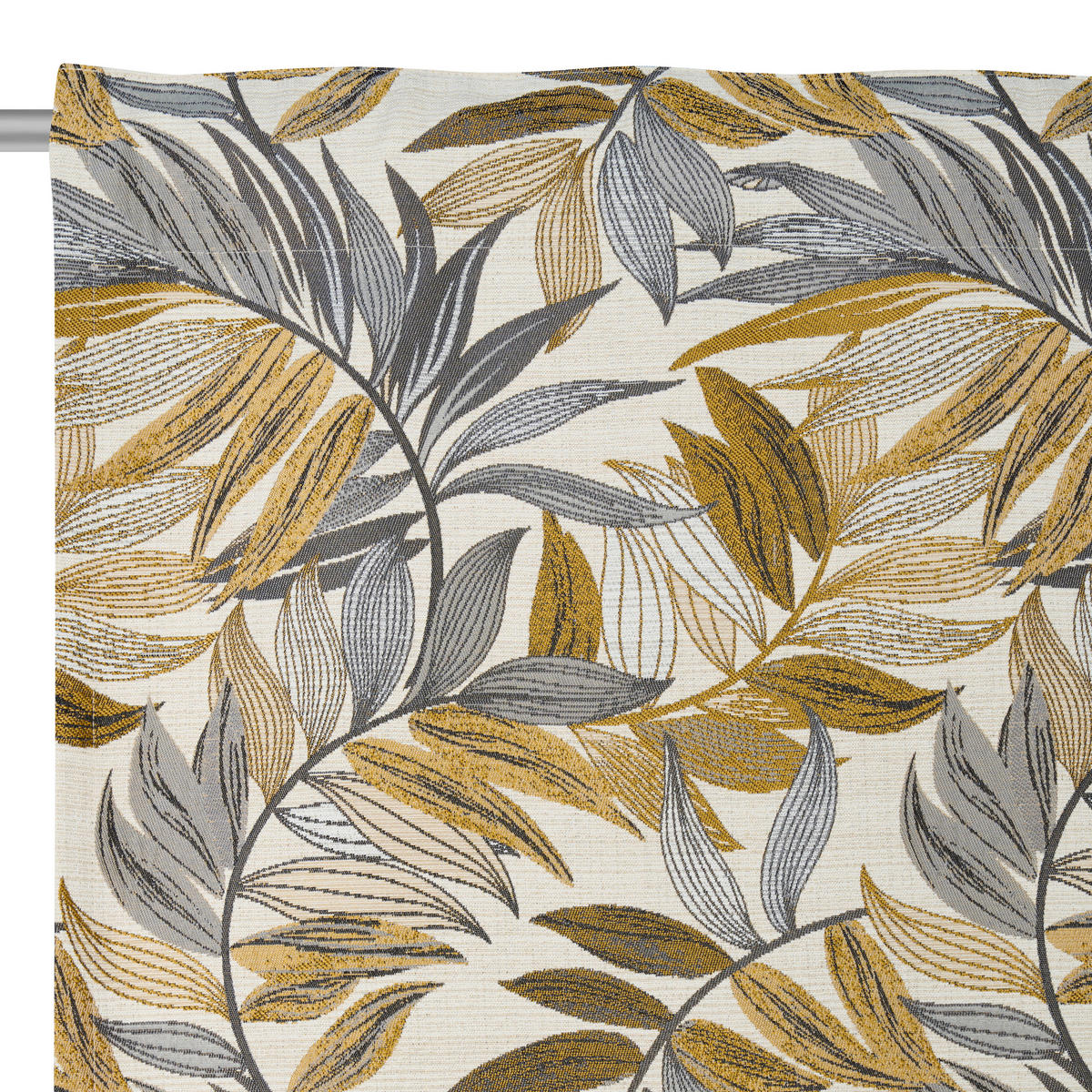 FERTIGVORHANG blickdicht  - Currygelb, KONVENTIONELL, Textil (135/245cm) - Esposa