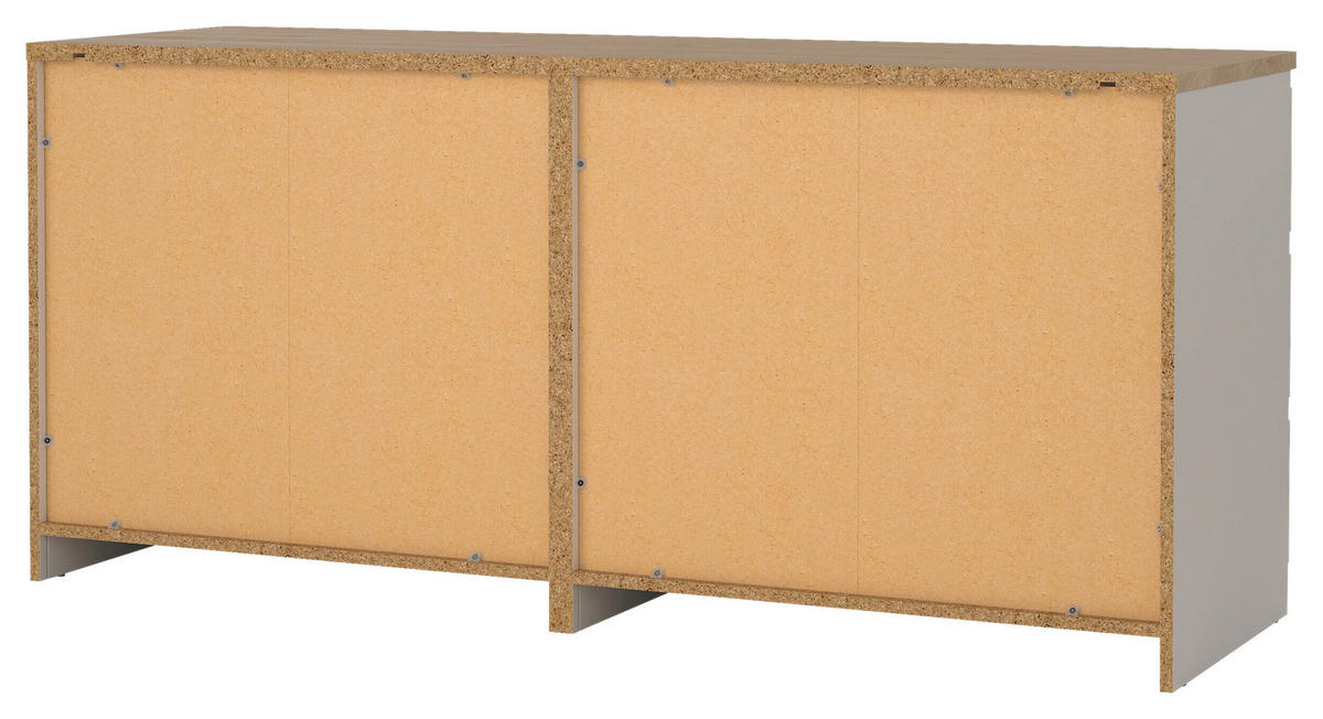 SIDEBOARD  in 153,8/70,1/50 cm  - Kaschmir/Eichefarben, Basics, Holzwerkstoff (153,8/70,1/50cm) - Boxxx