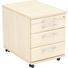 ROLLCONTAINER - Eichefarben/Alufarben, Design, Holzwerkstoff/Kunststoff (43,2/53,8/57,7cm) ROLLCONTAINER - Eichefarben/Alufarben, Design, Holzwerkstoff/Kunststoff (43,2/53,8/57,7cm)