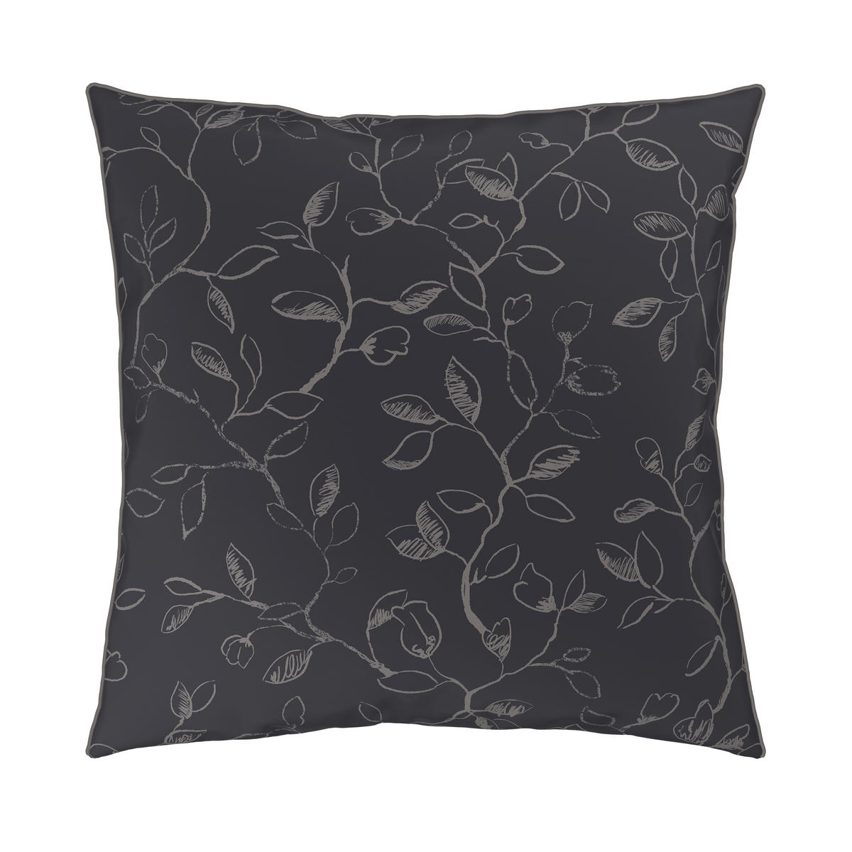 BETTWÄSCHE Satin 155/220 cm  - Anthrazit, Textil (155/220cm) - Bio:Vio
