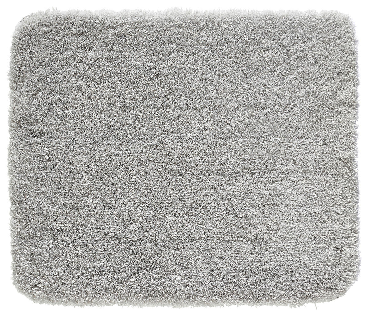 PROSTIRKA ZA KUPATILO RELAX  siva 55/65 cm  - siva, Osnovno, tekstil/plastika (55/65cm) - Kleine Wolke
