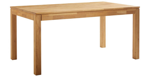 ESSTISCH in Holz 160/90/75 cm  - Wildeiche, Natur, Holz (160/90/75cm) - Carryhome