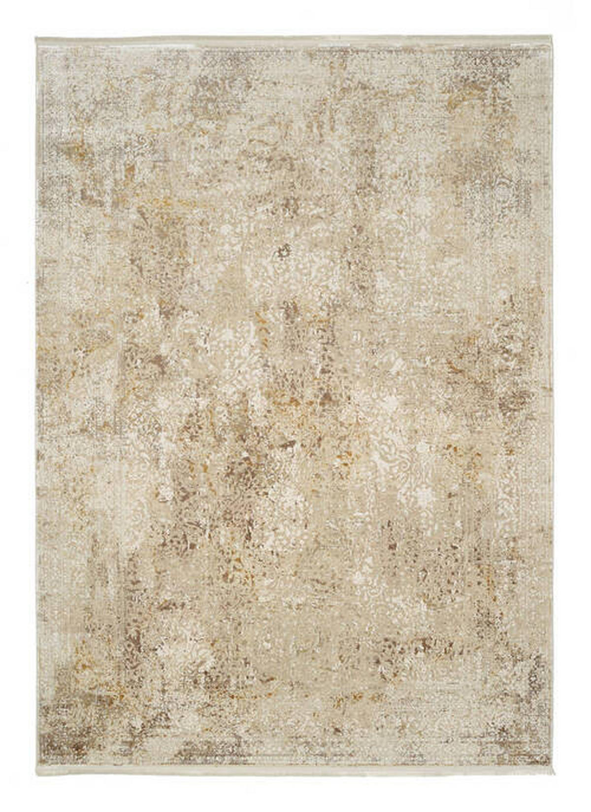 VINTAGE-TEPPICH 67/130 cm Avignon Goldfarben, Beige  - Beige/Goldfarben, Design, Textil (67/130cm) - Dieter Knoll