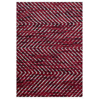 WEBTEPPICH 140/200 cm Base Red Rot  - Rot, Design, Textil (140/200cm)