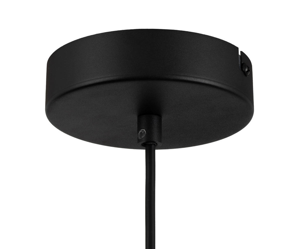 HÄNGELEUCHTE 40/153 cm  - Schwarz, Trend, Glas/Metall (40/153cm) - Novel