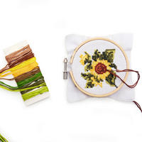 VARRÓKÉSZLET - többszínű, Basics, textil/fém (10.5/1.5/14.5cm) - Kikkerland