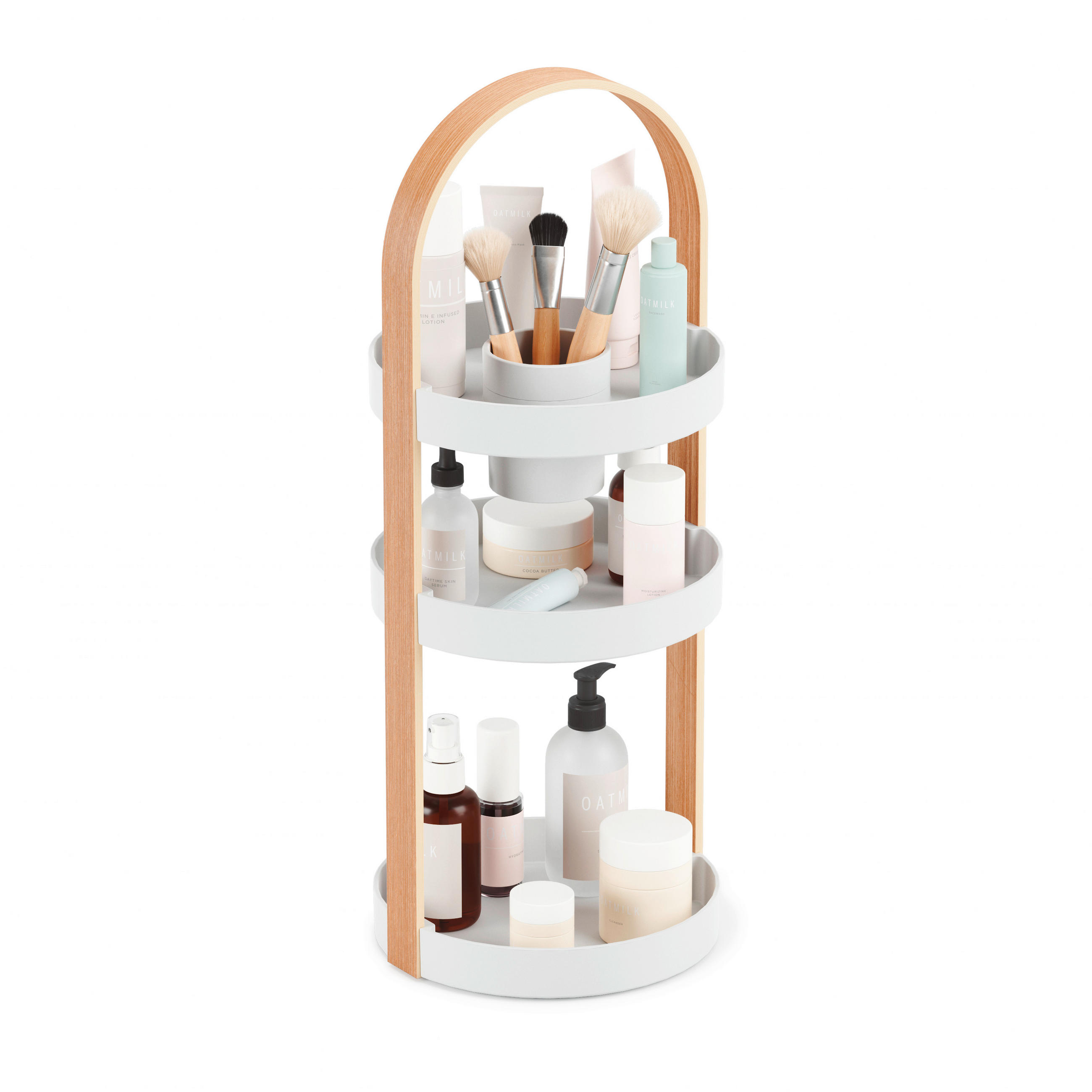ORGANIZATOR ZA KOZMETIKU    - bela/prirodna boja, Osnovno, plastika (20/50/20cm) - Umbra