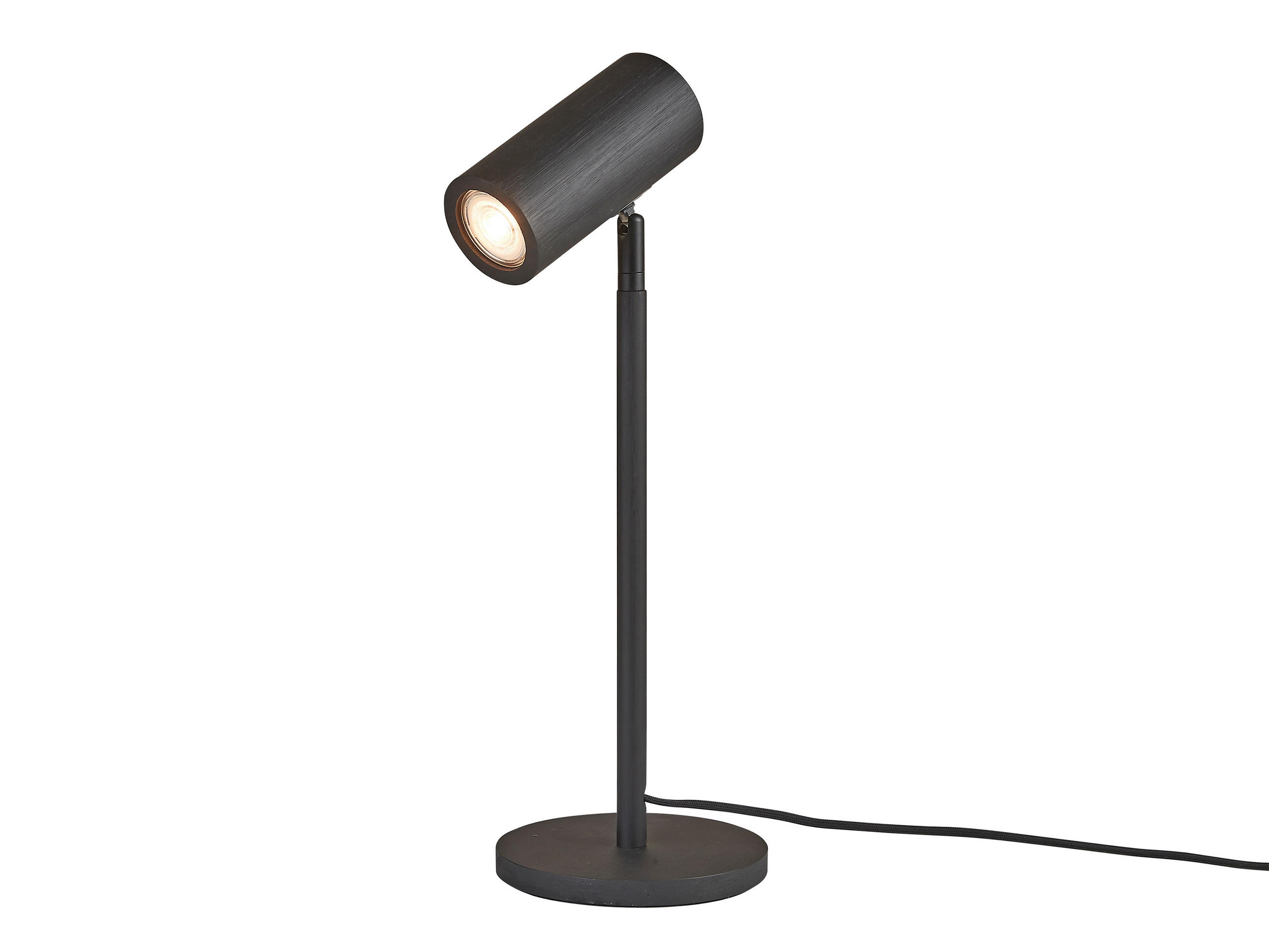 TISCHLEUCHTE - Schwarz, Basics, Naturmaterialien (15,5/15,5/47cm) - Good & Mojo