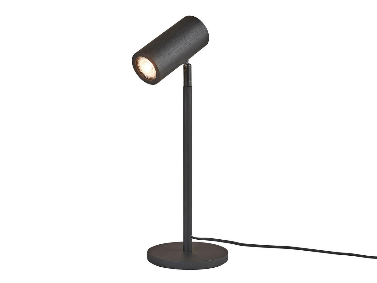 TISCHLEUCHTE - Schwarz, Basics, Naturmaterialien (15,5/15,5/47cm) - Good & Mojo