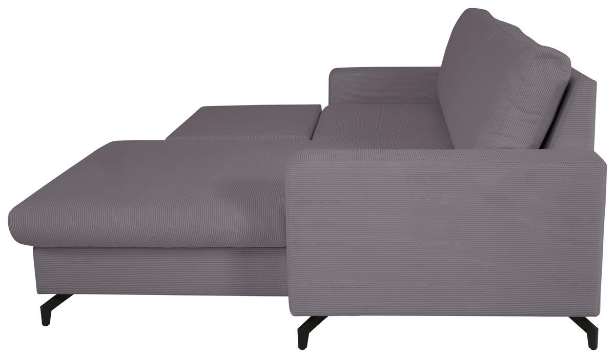 ECKSOFA CLARA Grau Rückenkissen, Bettkasten, Liegefläche im Originalstoff  - Grau, MODERN, Textil (240/177cm) - P & B