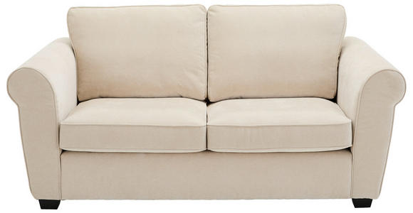 2,5-SITZER  in Chenille Beige  - Beige/Schwarz, KONVENTIONELL, Kunststoff/Textil (196/88/86cm) - Carryhome