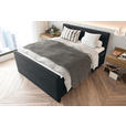 BOXSPRINGBETT 180/200 cm  in Anthrazit  - Anthrazit/Schwarz, KONVENTIONELL, Textil/Metall (180/200cm) - Carryhome