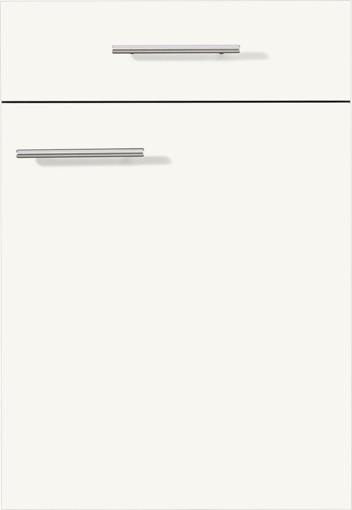 GESCHIRRSPÜLERFRONT 45/71,7/1,6 cm  in Weiß  - Edelstahlfarben/Weiß, Basics, Holzwerkstoff/Metall (45/71,7/1,6cm) - Impuls