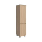 MIDISCHRANK 30/131/35 cm  - Sandfarben/Eichefarben, KONVENTIONELL, Holzwerkstoff/Kunststoff (30/131/35cm) - Xora