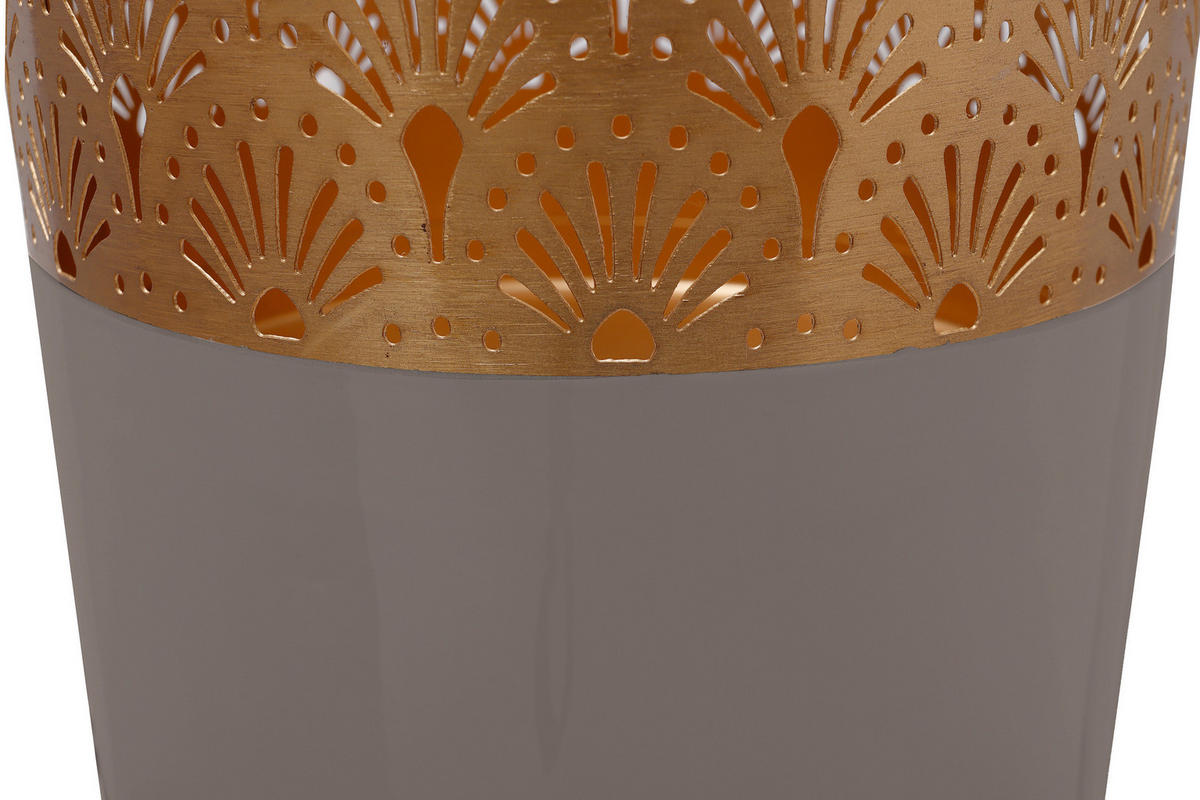 BODENVASE 121 cm  - Goldfarben, Trend, Metall (25/121cm) - Kayoom