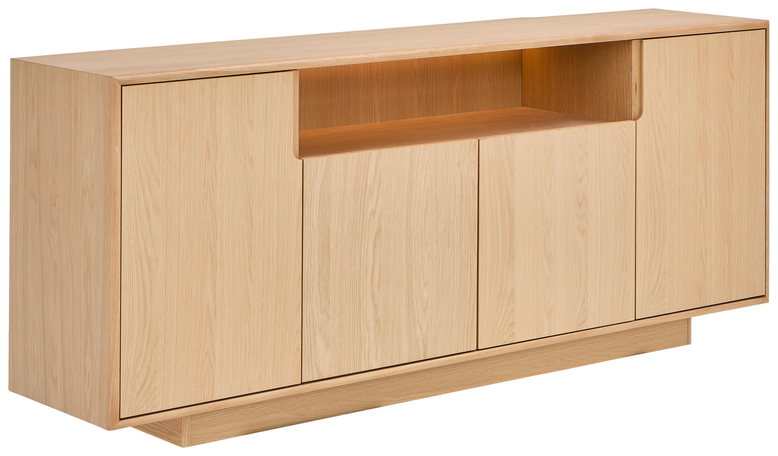 ŠIROKÁ KOMODA, dub, farba duba, 180/75/40 cm - farba duba, Design, drevo/kompozitné drevo (180/75/40cm) - Livetastic