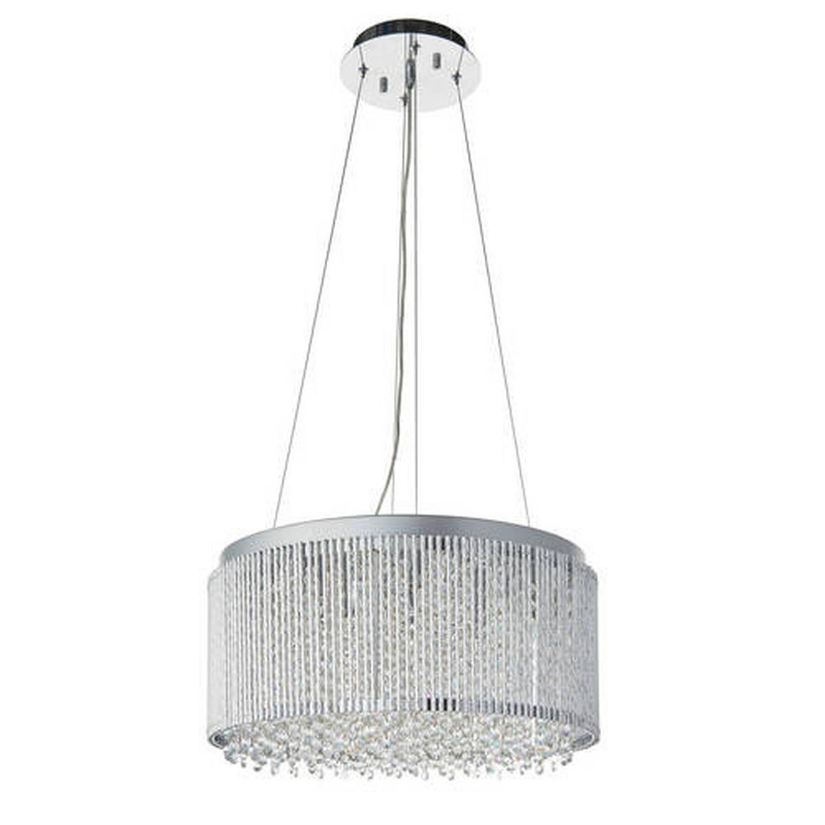 HÄNGELEUCHTE 51/150 cm  - Klar/Nickelfarben, KONVENTIONELL, Glas (51/150cm) - ENDON