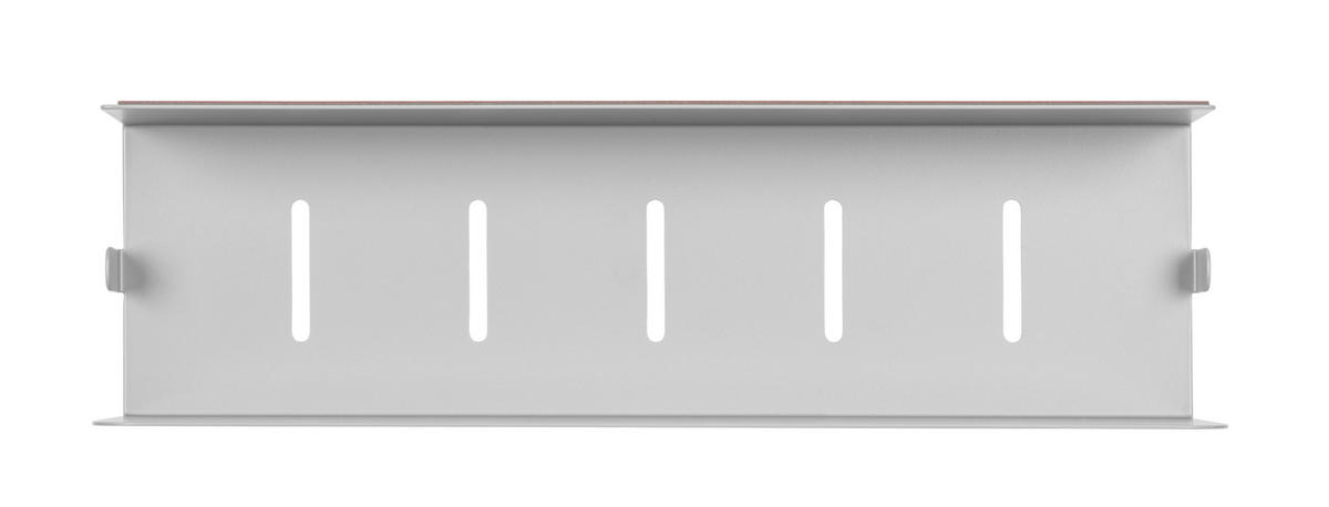DUSCHABLAGE - Weiß, MODERN, Metall (30,5/8/8,5cm) - Mömax