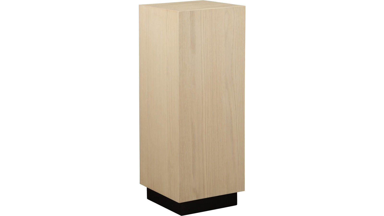 BLOMPIEDESTAL i trä    - vit/svart, Design, trä (30/80/30cm)