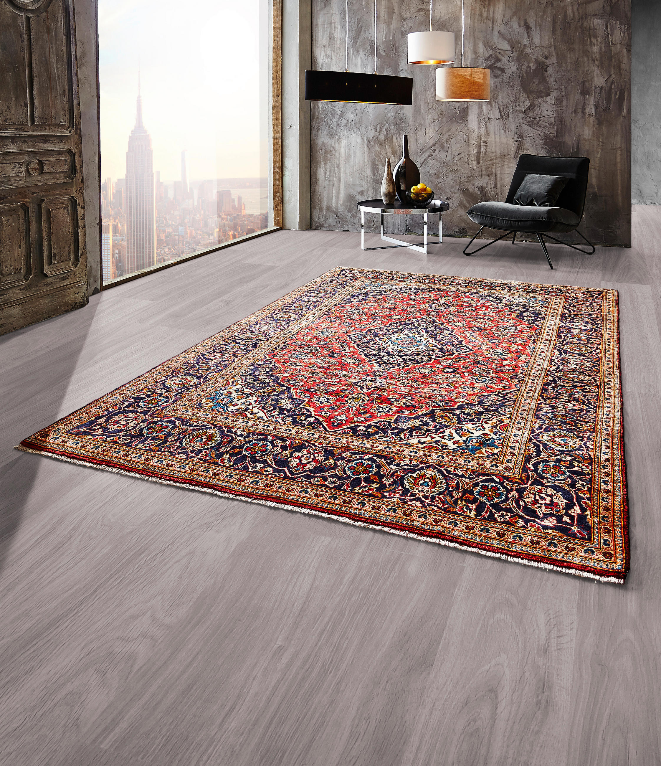ORIENTTEPPICH 100/150 cm Keshan  - Rot, Lifestyle, Textil (100/150cm) - Cazaris