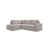 ECKSOFA  in Grau  194/246 cm  - Schwarz/Weiß, Design, Kunststoff/Textil (194/246cm) - MID.YOU