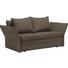 SCHLAFSOFA in Textil Braun - Chromfarben/Braun, KONVENTIONELL, Textil/Metall (213/88/91cm) - Novel SCHLAFSOFA in Textil Braun - Chromfarben/Braun, KONVENTIONELL, Textil/Metall (213/88/91cm) - Novel