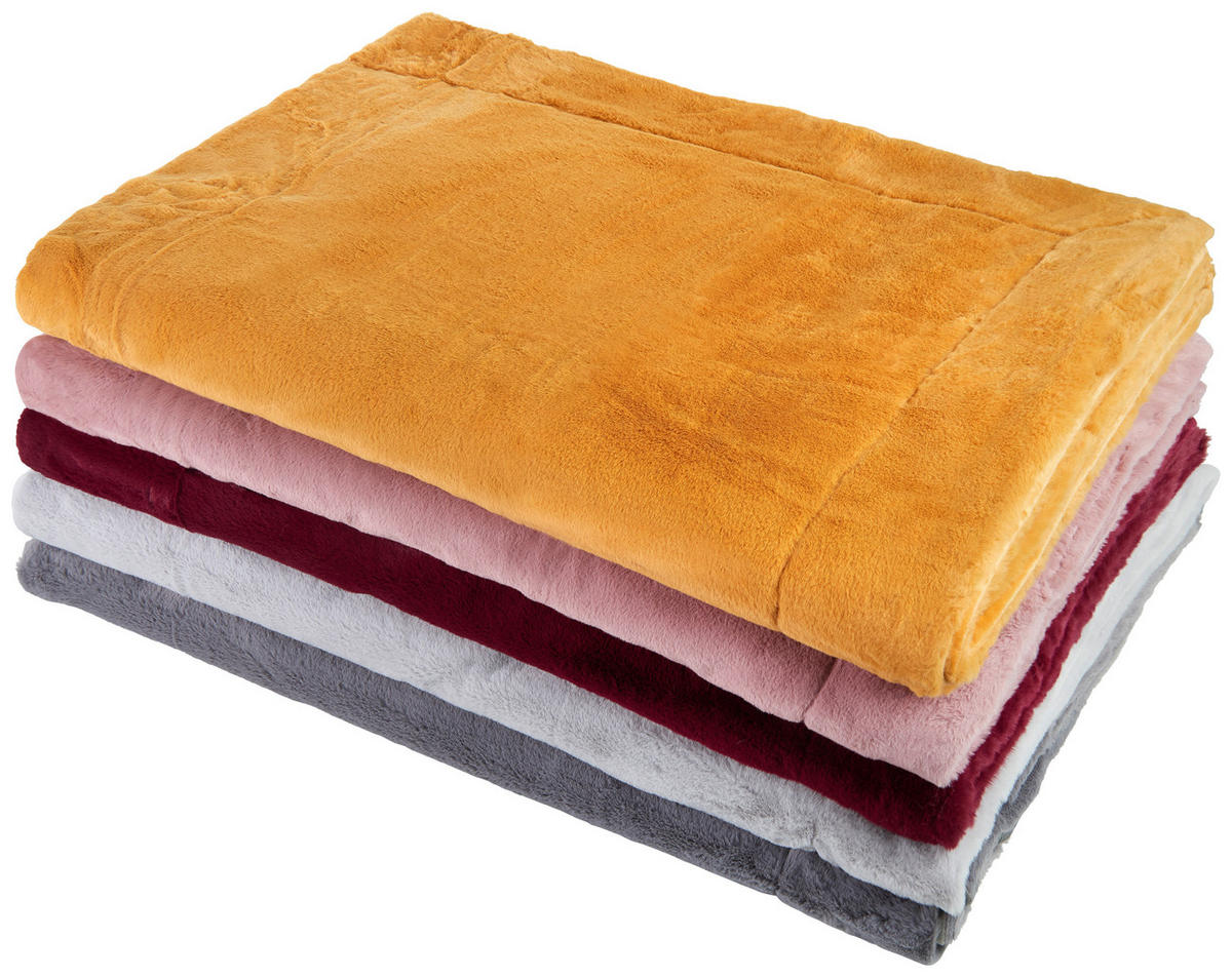 PĂTURĂ DIN BLANĂ 150/200 cm  - miere, Design, textil (150/200cm) - Novel