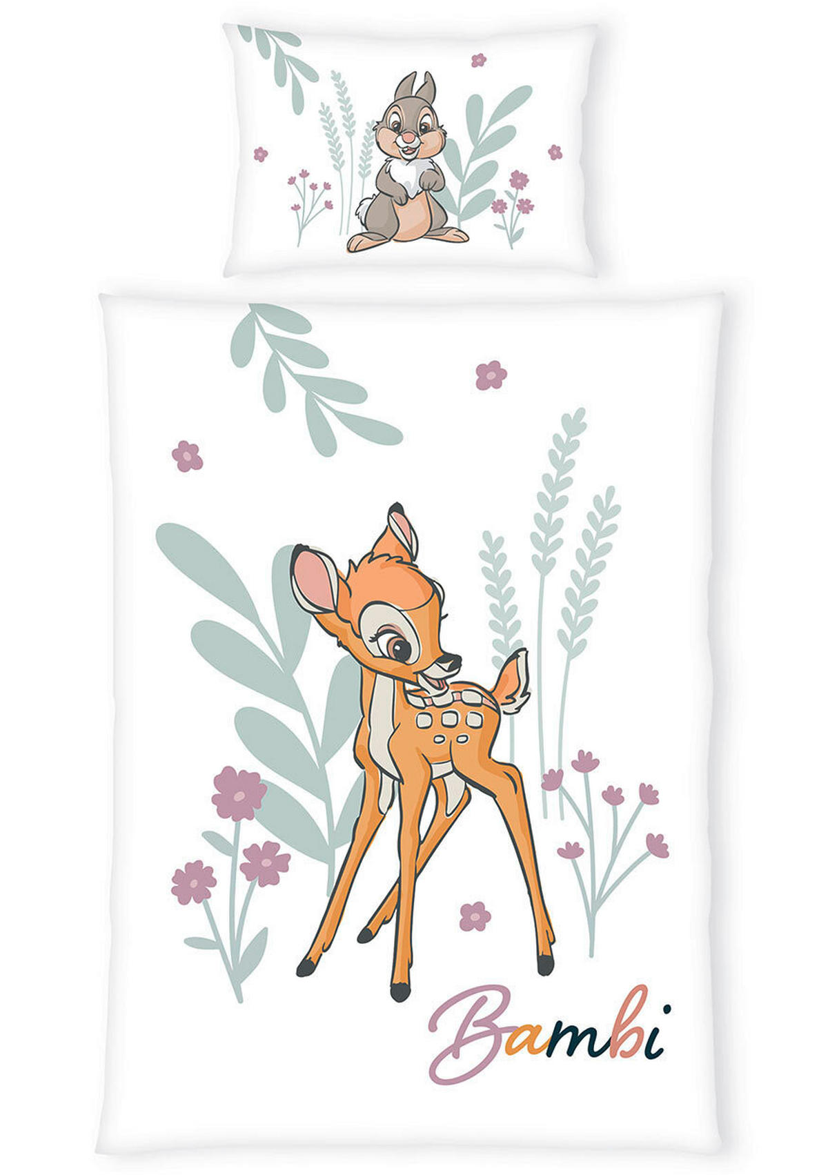DETSKÁ BIELIZEŇ BAMBI 100/135 cm  - hnedá/viacfarebná, Konventionell, textil (100/135cm) - Disney