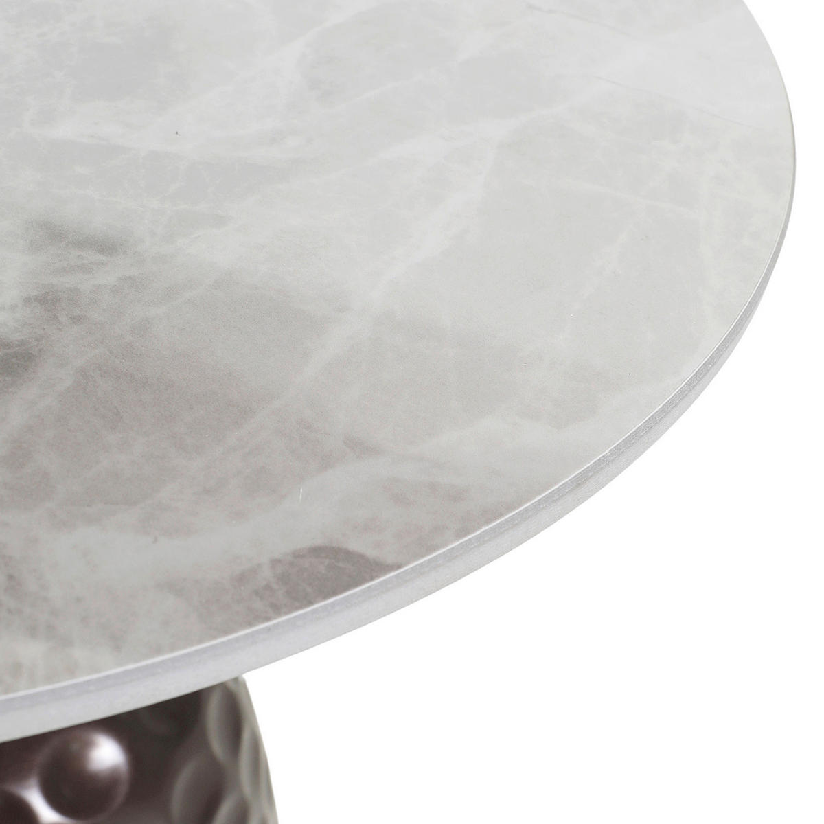 SOFFBORD i sten 50/54 cm  - grå/mörkbrun, Design, metall/sten (50/54cm) - Belluti