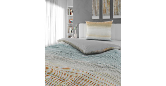 WENDEBETTWÄSCHE Satin 140/200 cm  - Grau, Textil (140/200cm) - Esposa