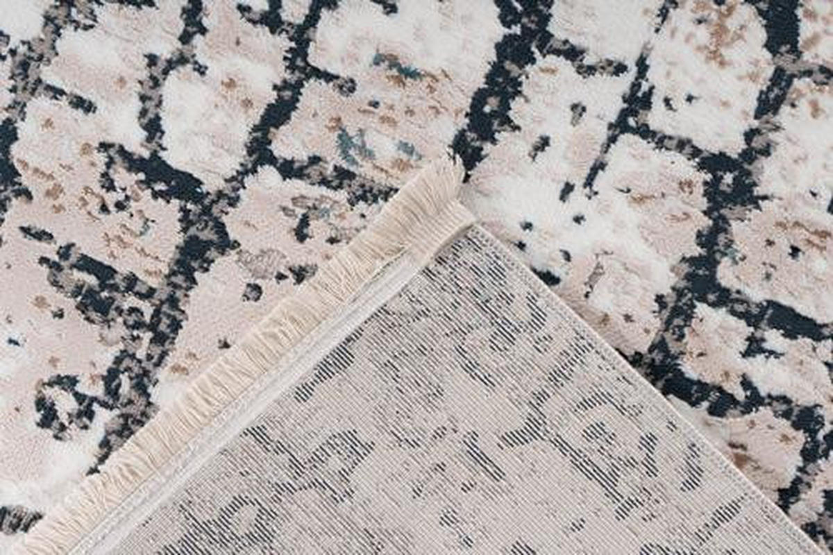 VINTAGE-TEPPICH 120/180 cm Akropolis Blau, Grau  - Blau/Grau, Design, Textil (120/180cm) - Kayoom