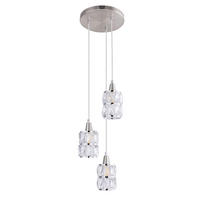LAMPĂ SUSPENDATĂ 25/120 cm  - străveziu/culoare crom, Lifestyle, sticlă/metal (25/120cm) - Globo