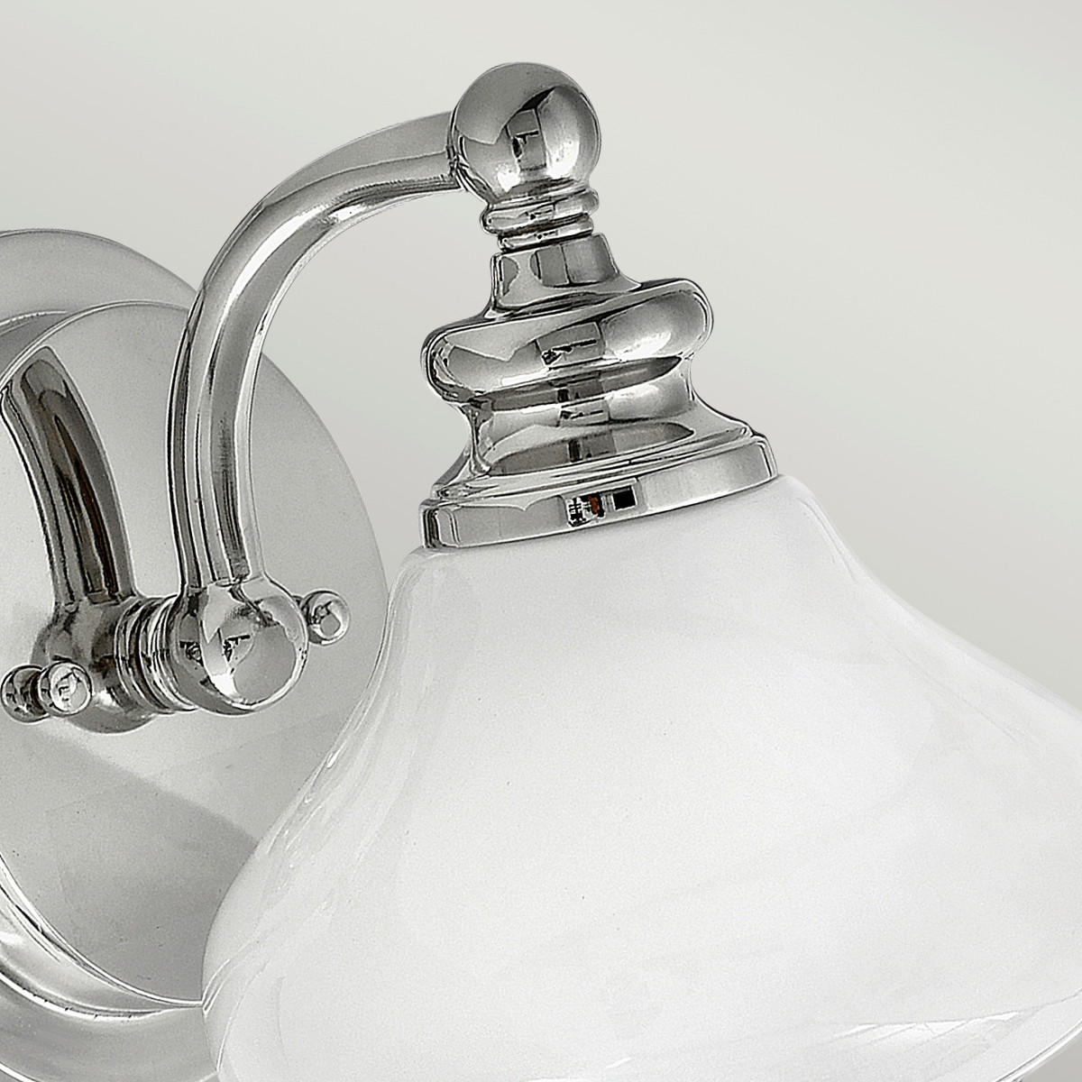 BADEZIMMER-WANDLEUCHTE - Chromfarben, Design, Glas/Metall (16/19.1/20.6cm) - Elstead Lighting
