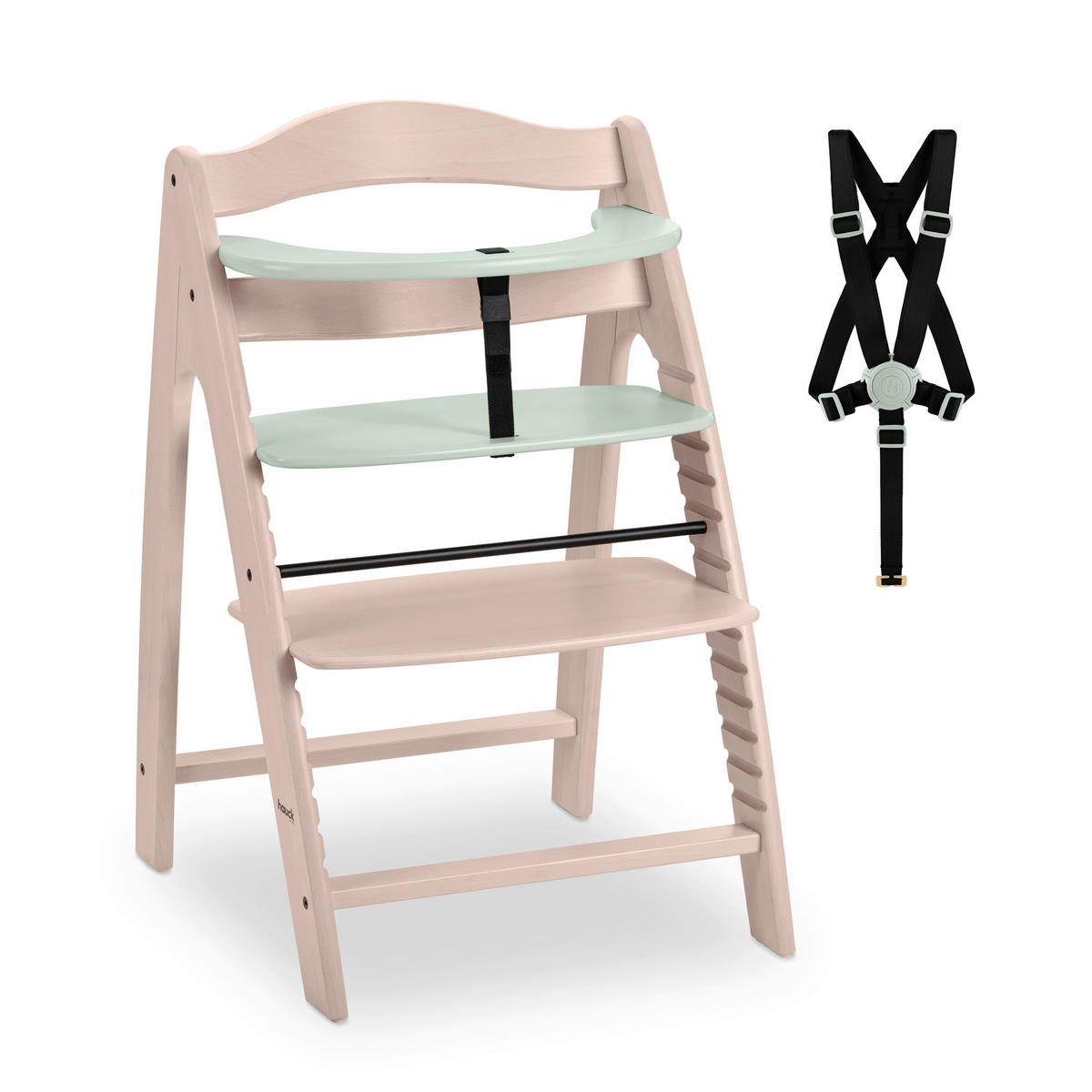 HOCHSTUHL Arketa Beech  - Weiß/Mintgrün, Basics, Holz (48/79/54cm) - Hauck