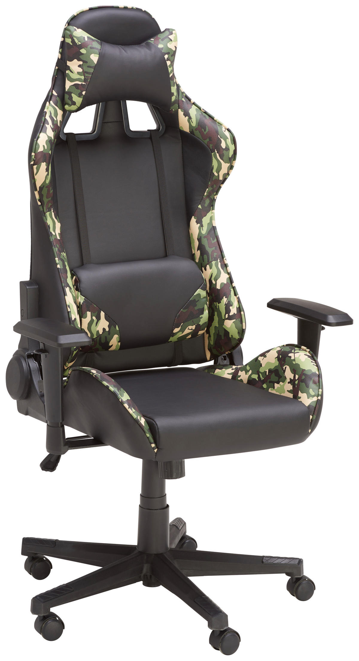 GAMING STOLICA  višebojno, crna  metal, tekstil  - višebojno/crna, Design, metal/tekstil (67/127-137/68cm) - Xora