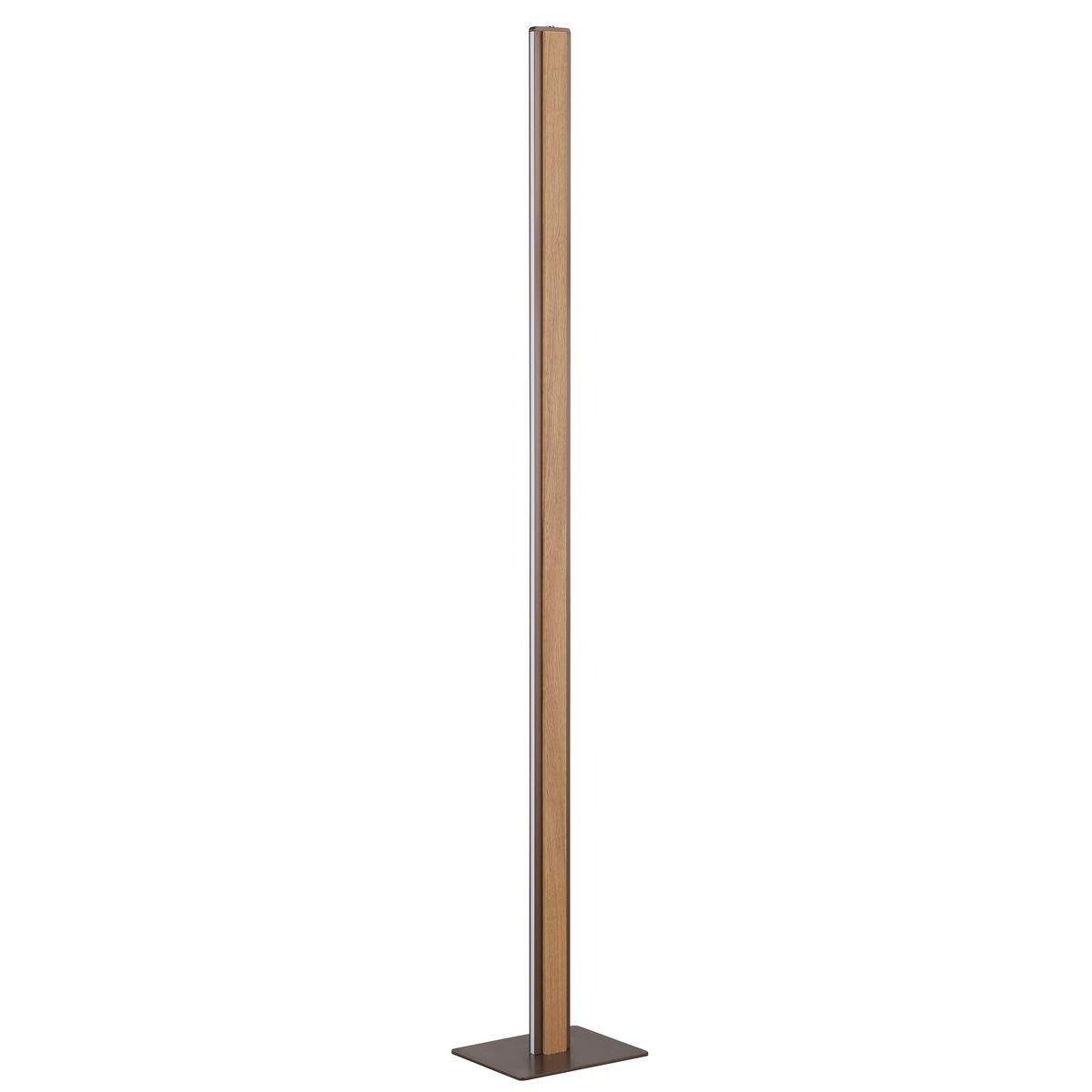 LED-STEHLEUCHTE ARVISO 18/142/22 cm  - Eiche Bianco/Braun, Natur, Holz/Kunststoff (18/142/22cm) - Brilliant