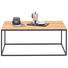 COUCHTISCH in Holz 100 60 42 cm - Eichefarben/Schwarz, Design, Holz/Metall (100 60 42cm) - Novel COUCHTISCH in Holz 100 60 42 cm - Eichefarben/Schwarz, Design, Holz/Metall (100 60 42cm) - Novel