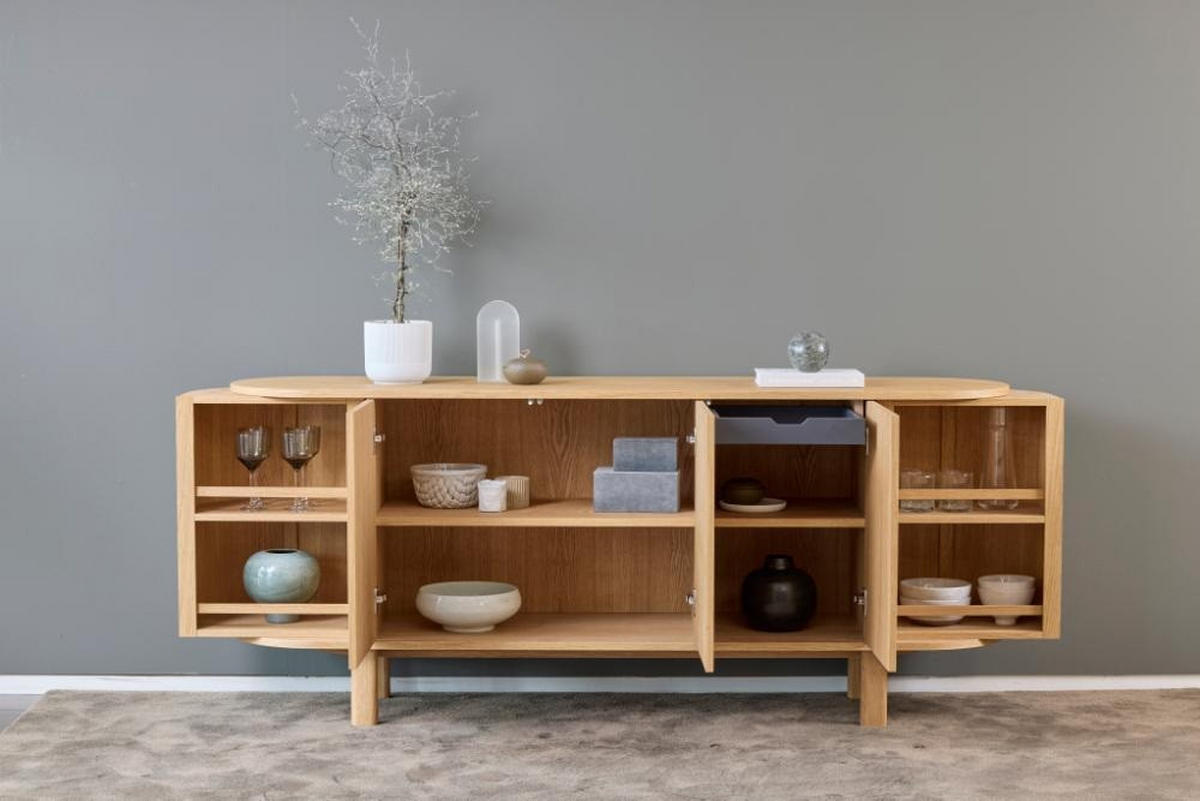 SIDEBOARD  190/82/45 cm 1 låda(or)  - ekfärgad, Design, trä (190/82/45cm) - Skovby