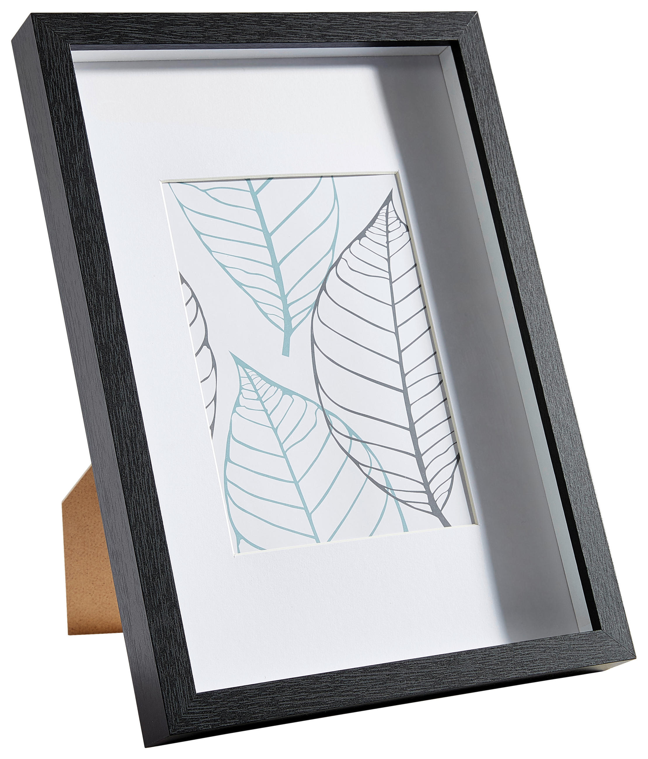 RÁM NA OBRAZY, 1 foto 13 cm x 18 cm - černá, Basics, dřevo/sklo (23/32/3cm)