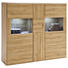 HIGHBOARD 154/139/39 cm - Eichefarben/Grau, KONVENTIONELL, Glas/Holzwerkstoff (154/139/39cm) - Cantus HIGHBOARD 154/139/39 cm - Eichefarben/Grau, KONVENTIONELL, Glas/Holzwerkstoff (154/139/39cm) - Cantus