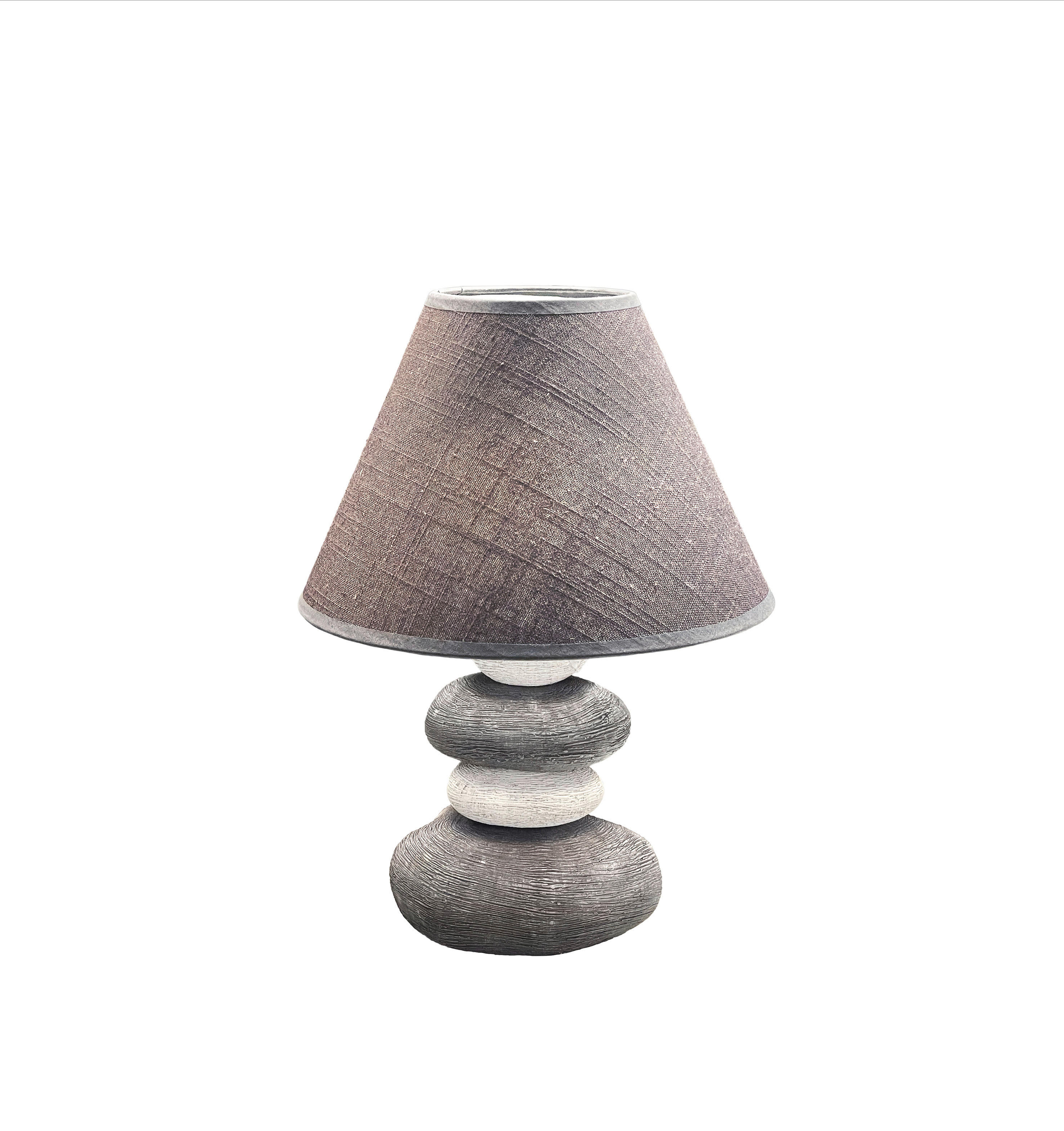 Fischer & Honsel STOLNÍ LAMPA, E14, 25/33,50 cm - šedá