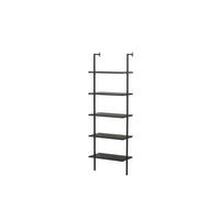 WANDREGAL  - Schwarz, MODERN, Metall (60/183/30cm) - Livetastic