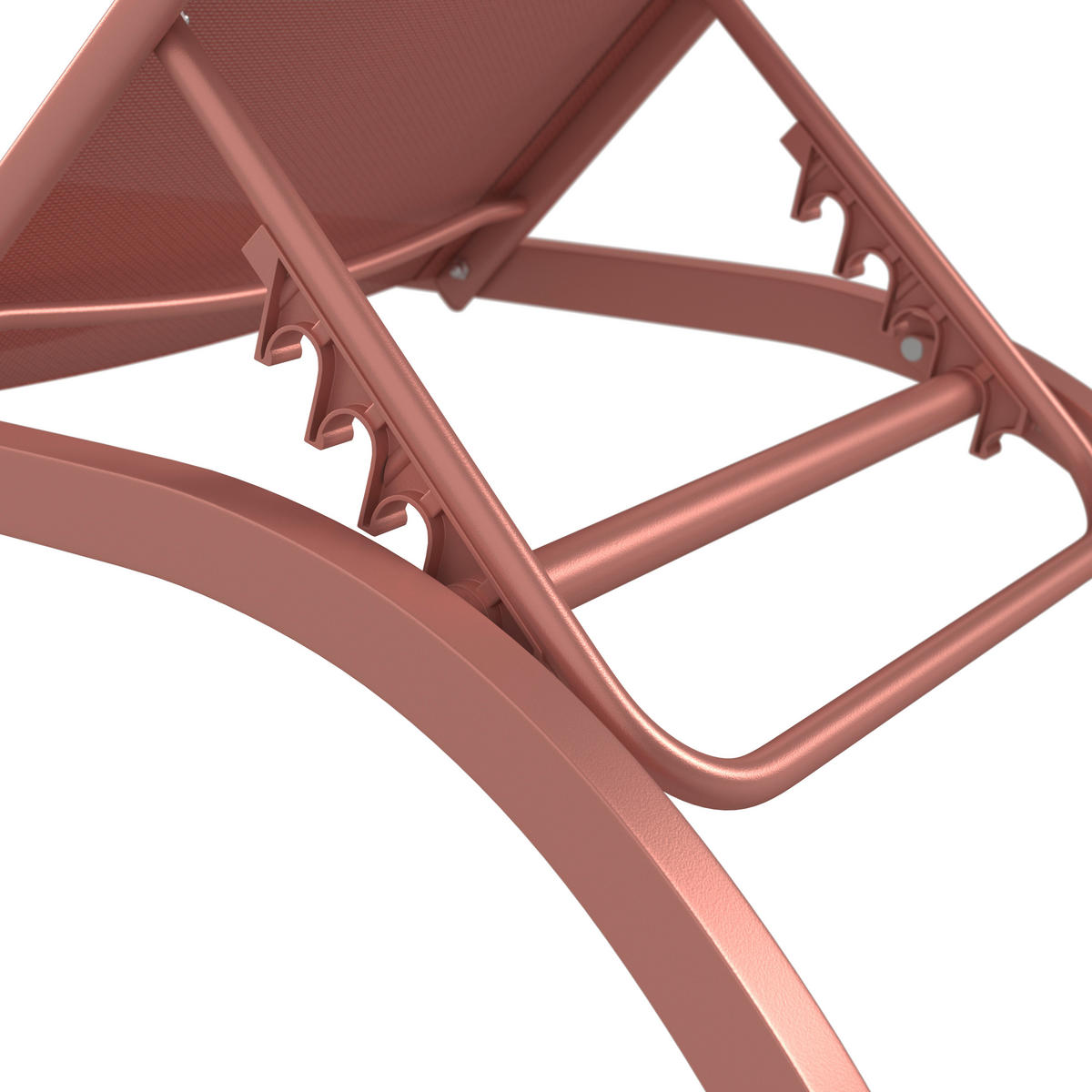 SONNENLIEGE 198/34/87/62 cm  - Orange, MODERN, Textil/Metall (198/34/87/62cm) - Ambia Garden