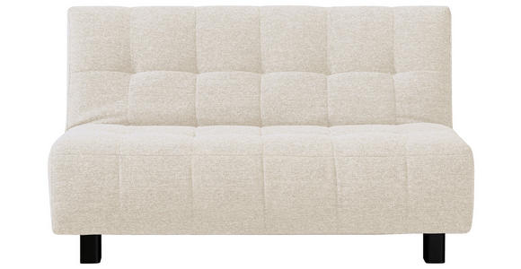 SCHLAFSOFA Naturfarben  - Schwarz/Naturfarben, Design, Textil/Metall (145/92/102cm) - Novel