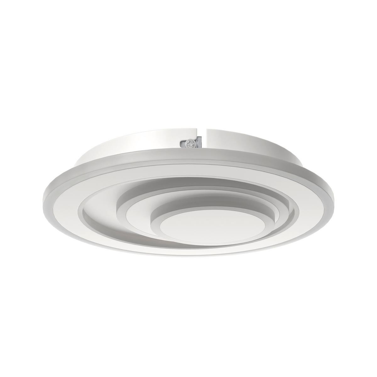 STROPNÍ LED SVÍTIDLO, 30/6,5 cm  - bílá, Basics, kov/plast (30/6,5cm) - Novel