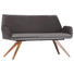 SITZBANK 160/90/70 cm in Eichefarben, Hellgrau, Dunkelgrau - Eichefarben/Dunkelgrau, MODERN, Textil/Metall (160/90/70cm) - Landscape SITZBANK 160/90/70 cm in Eichefarben, Hellgrau, Dunkelgrau - Eichefarben/Dunkelgrau, MODERN, Textil/Metall (160/90/70cm) - Landscape