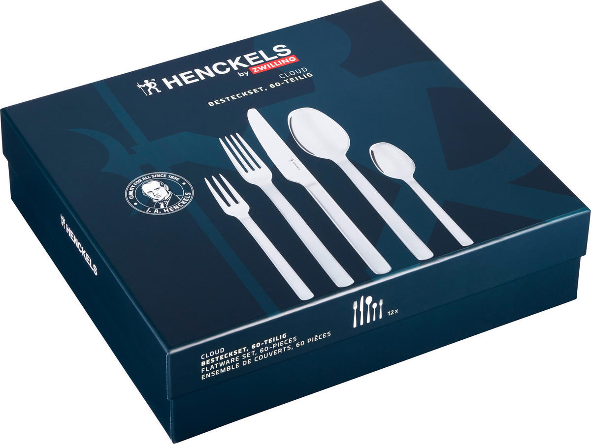 BESTECKSET Clouds 30-teilig Edelstahl  - Basics, Metall - Henckels by ZWILLING